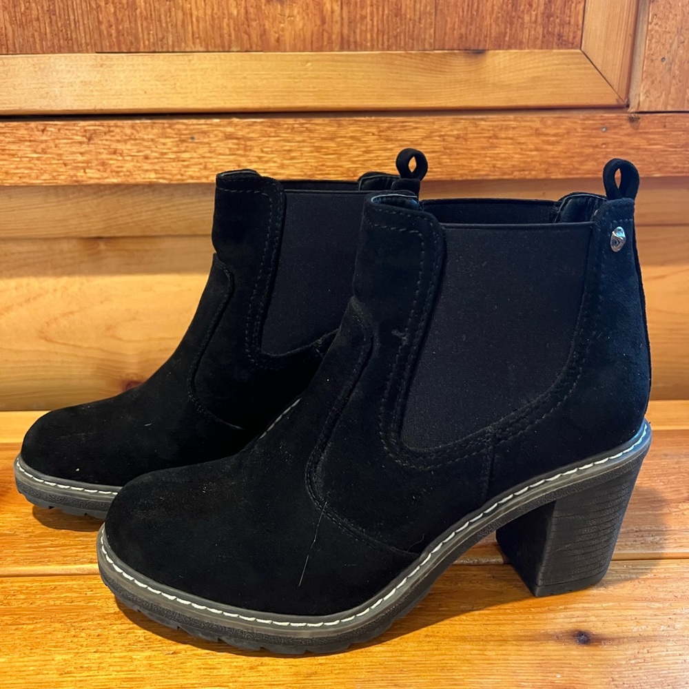 Suede Booties Like New